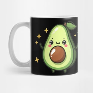 Little happy kawaii avocado Mug